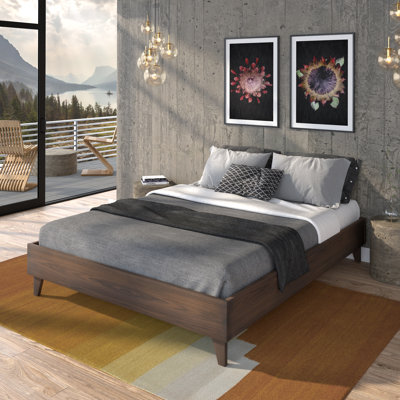 twin bed extra platform beds xl wood filey solid low profile wayfair